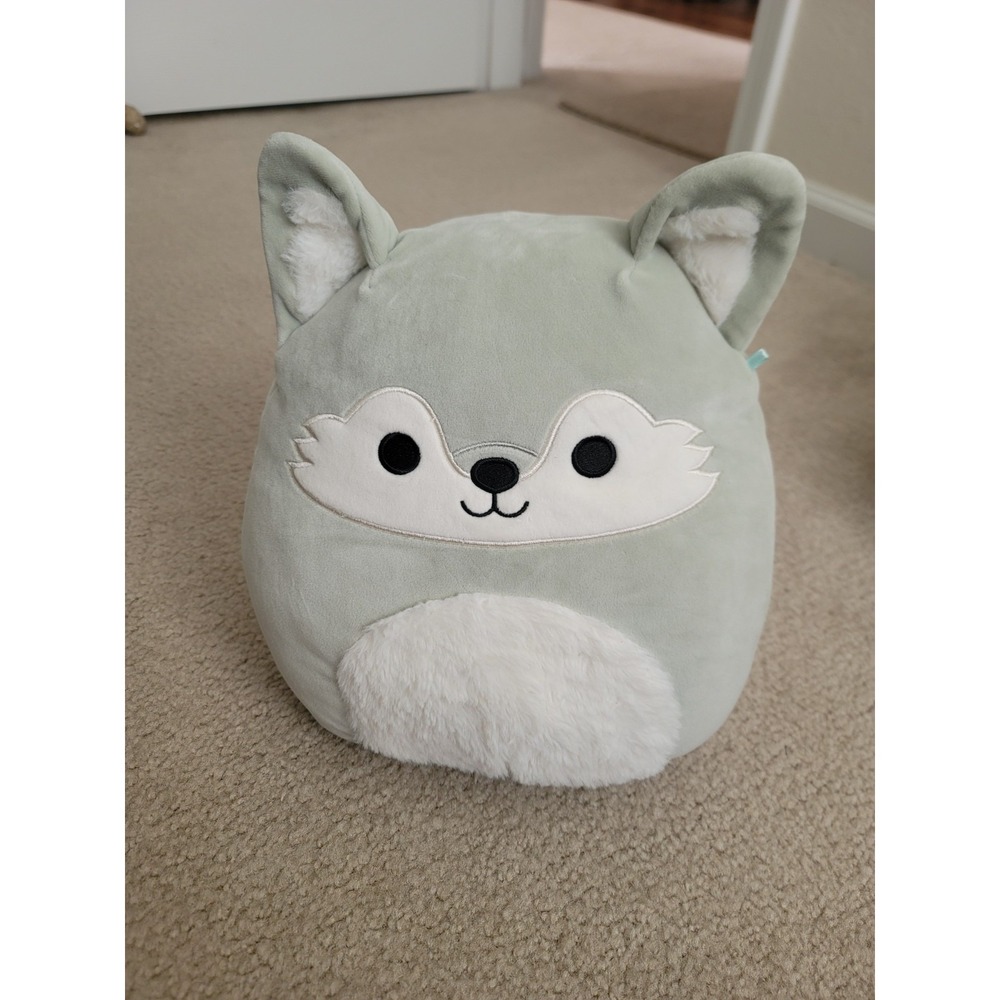 Squishmallows Oakley The Sage Green Wolf Dog Plush 11"/12" Stuffed Animal